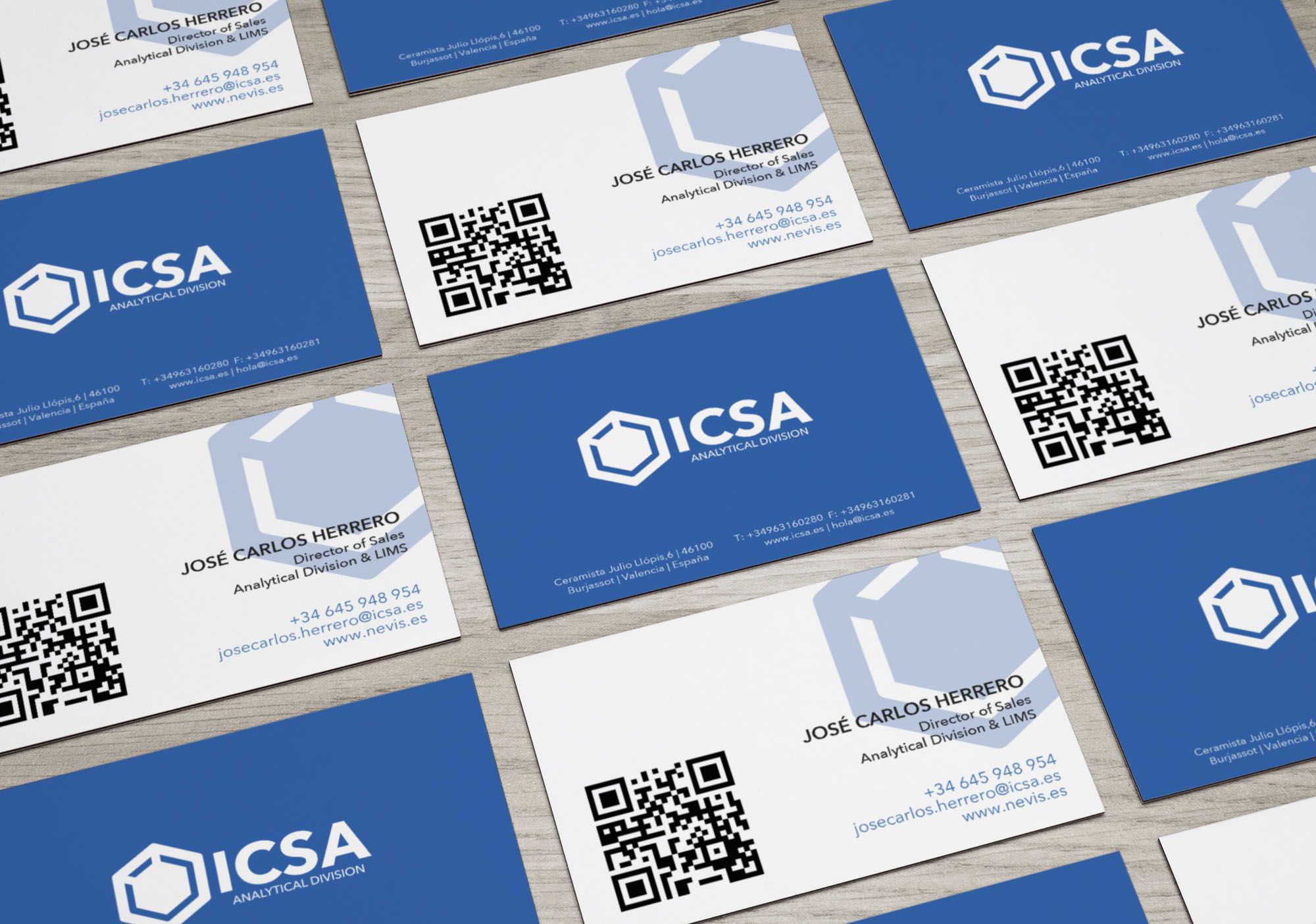 MockUp Tarjetas ICSA ANALITICA