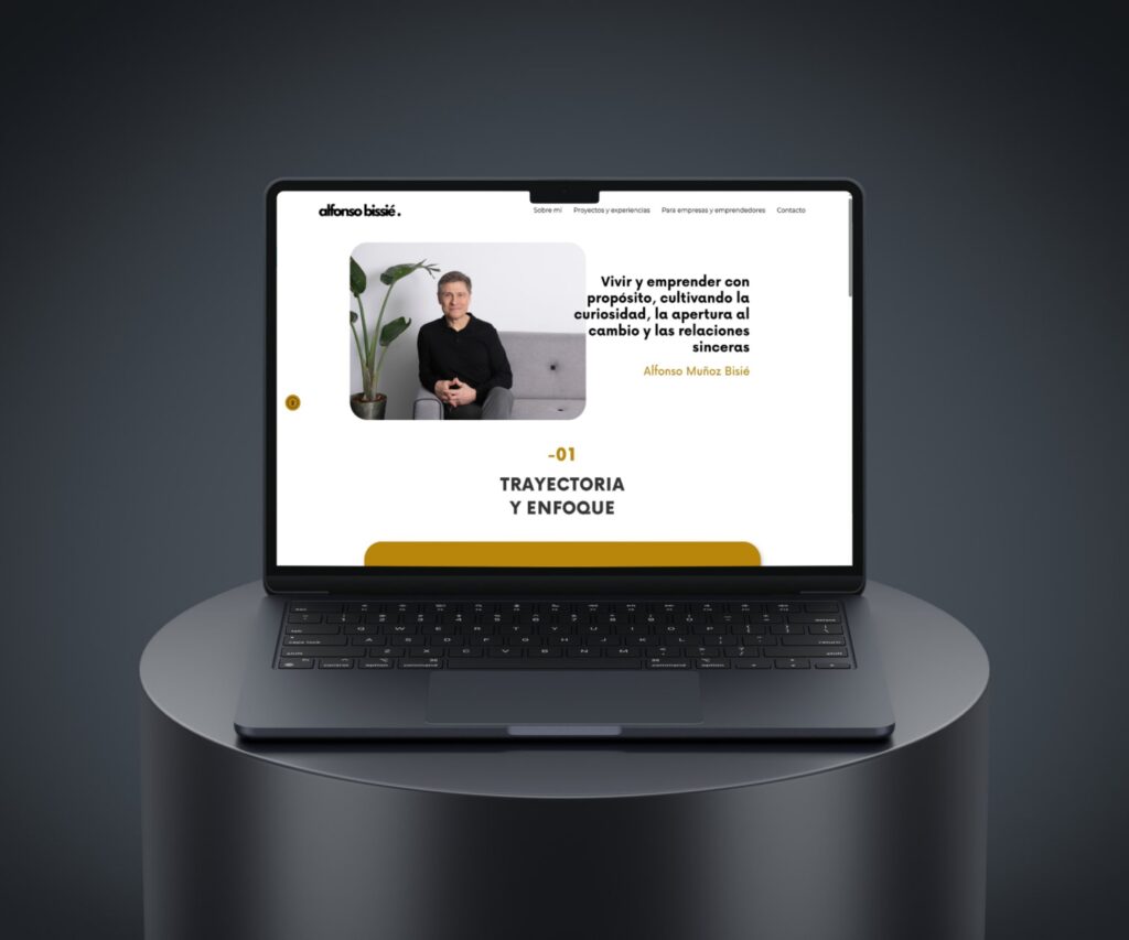 Web Wordpress Alfonso Bissie Portatil