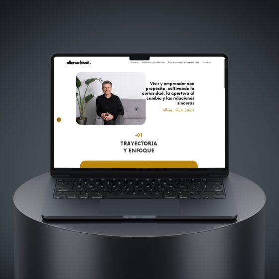 Web Wordpress Alfonso Bissie Portatil